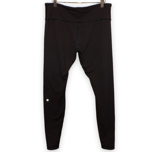 LULULEMON Reversible Wunder Under Pant in Limitless Blue/Black (Size 12) - Picture 3 of 16